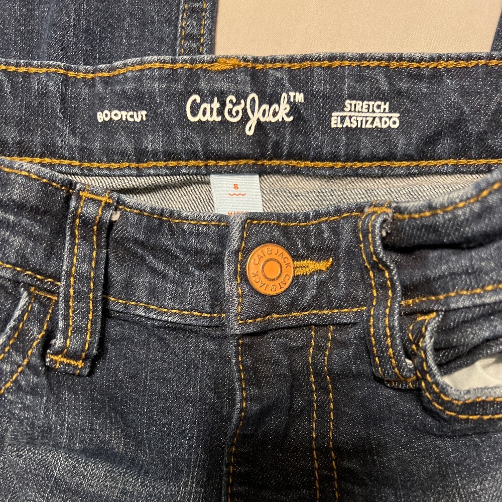 Cat & Jack  size 8 stretch bootcut jeans boys